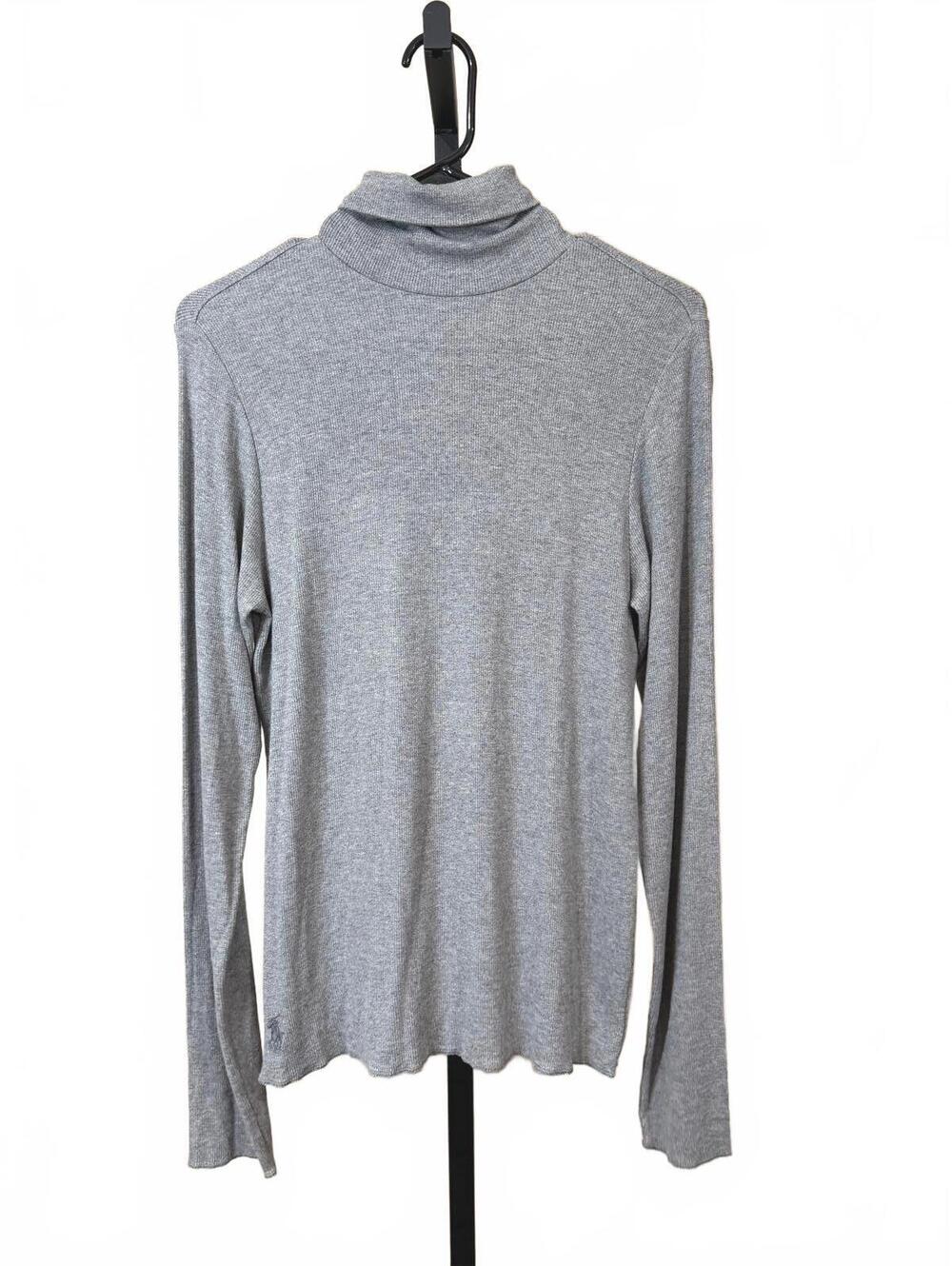 Polo Ralph Lauren Gray Long Sleeve Turtleneck Top XL
